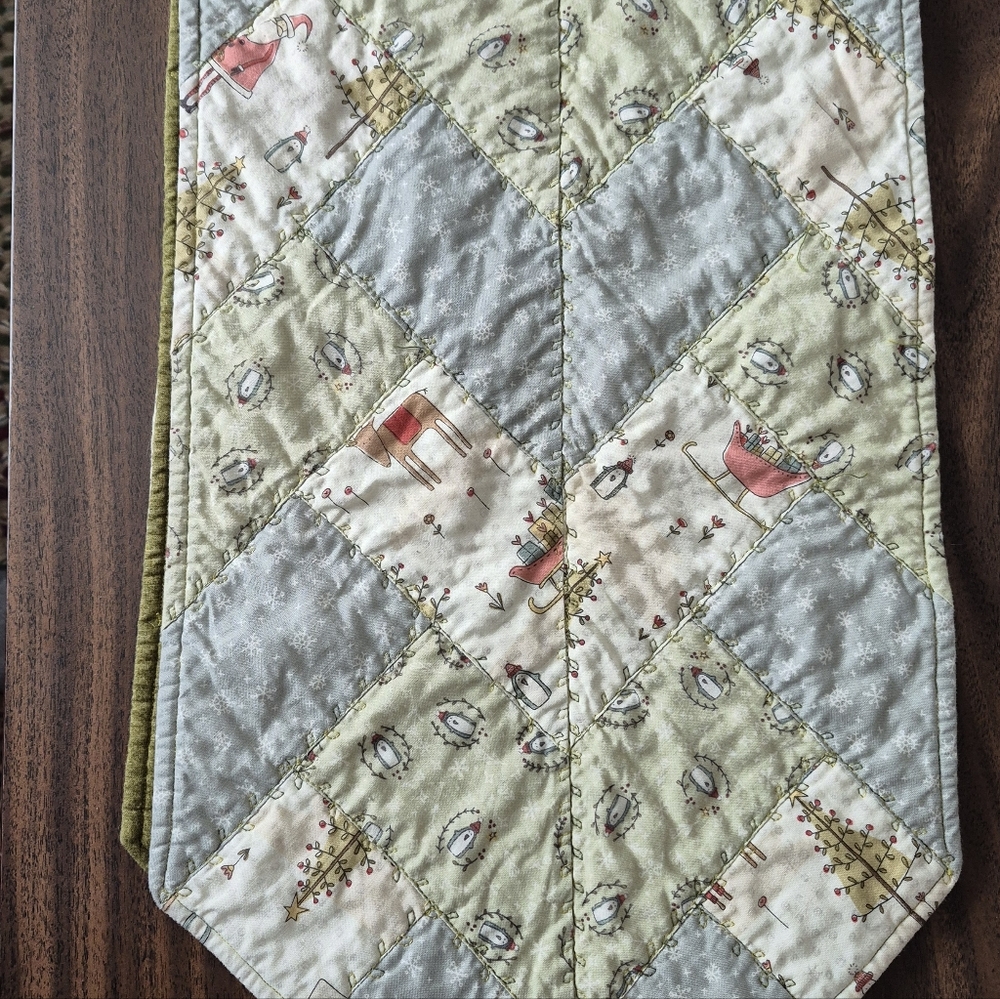 Cotton Patchwork Quilted Table Runner
